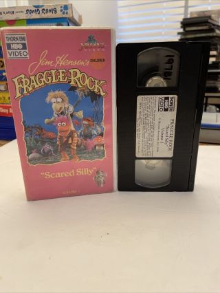 Fraggle Rock Scared Silly Volume 2 Muppet Video Rare Htf Vhs Thorn Emi Hbo Rare