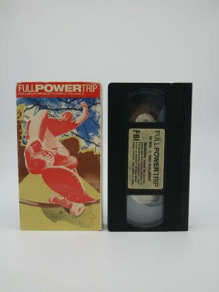 Gullwing Full Power Trip Vhs Skateboarding Skate Video Rare 90s 1990