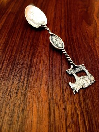 American Sterling Silver Souvenir Teaspoon: Prospector 