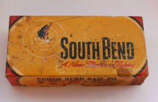 Vintage Fishing Lure South Bend Bass - Oreno Red Head