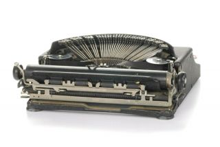 RARE Vintage 1937 Remington Rand Monarch Pioneer Typewriter w/ Case 3