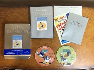 Walt Disney Treasures Dvd Donald Duck Oop Rare Vol 1,  1934 To 1941