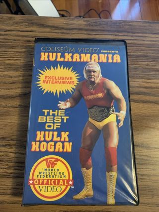 Wwf Hulkamania The Best Of Hulk Hogan Rare Coliseum Video Vhs - Tested/working