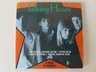Talking Heads ‎– Love Goes To A Building On Fire - 3 " Cd Single Ep - 1989 (rare)