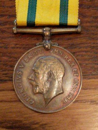 Rare Wwi British Territorial Service Medal: Royal Engineers