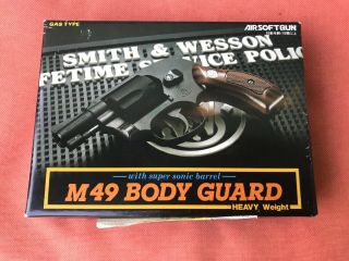 Rare Marushin Model M49 Body Guard Gas Air Soft Revolver Made In Japan
