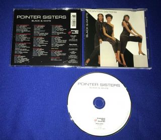 Oop Rare Pointer Sisters Black & White Cd Nr Wounded Bird Bonus Track