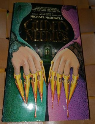 Gilded Needles Michael Mcdowell (1st Avon) 1980 Horror Rare Oop Htf Vintage 80s