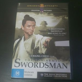 The One Armed Swordsman Region 4 Dvd (rare 1967 Hong Kong Action Movie