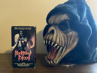 Rocktober Blood Vhs 1984 Ultra Rare Horror Vestron Video Tape 80 