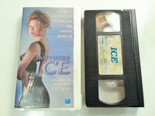 Ice (vhs 1993) Rare Crime Thriller W/ Traci Lords (cry Baby,  Blade,  Adult Films)
