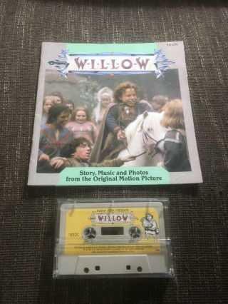 Vintage Rare Willow Book And Cassette 1988 Lucasfilm