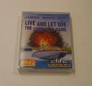 Rare To Very Rare James Bond Live And Let Die For The Commodore Amiga -