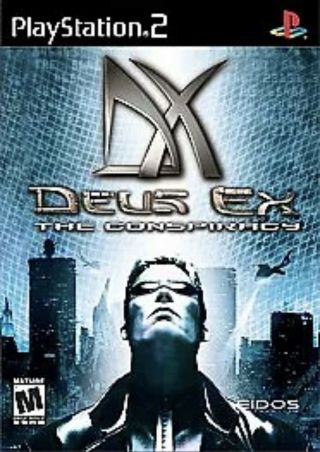 Deus Ex: The Conspiracy (ps2,  Playstation 2) Rare Disc Only,