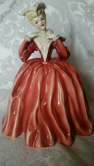 Extremely Rare Florence Ceramics Figurine Eugenia Rare Color And Blonde