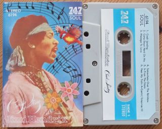 Jimi Hendrix - Crash Landing (747 6194) Unofficial Cassette Tape Ex Cond Rare