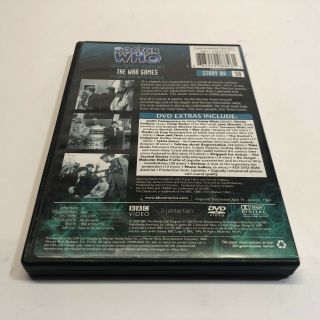RARE BBC Video Doctor Who The War Games DVD 3 - Disc Set TV Scifi Series UFO Alien 3