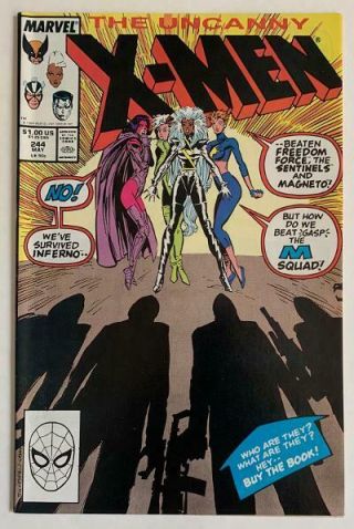 (1989) The Uncanny X - Men 244 1st Appearance Of Jubilee Rare