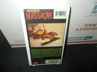 Microwave Massacre Convention Tape RARE HTF VHS Horror Cult Sleaze Jackie Vernon 2
