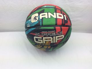 Euc And1 Indoor/out Street Basketball,  Official Size 29.  5 " Supreme Grip Rare