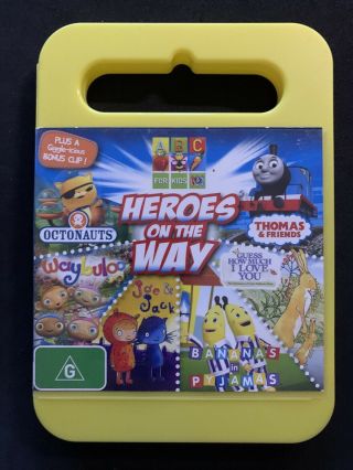 Abc For Kids Heroes On The Way - Dvd Rare - Region 4