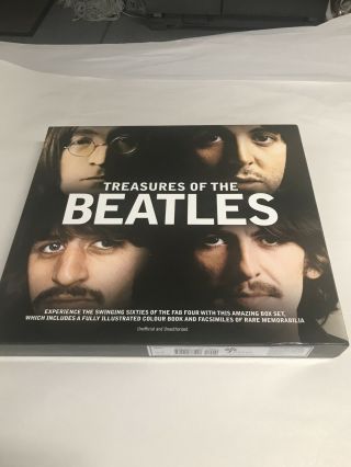 Treasures of the Beatles Book in Case w/ Facsimiles of Rare Memorabilia 3