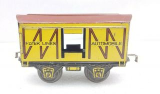 Rare American Flyer Trains Prewar Flyer Line Automobile Box Car O Scale