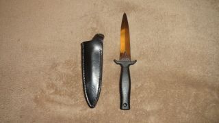 Rare/ Early Gerber Mark 1 Combat/boot Fixed Blade Knife W/original Sheath