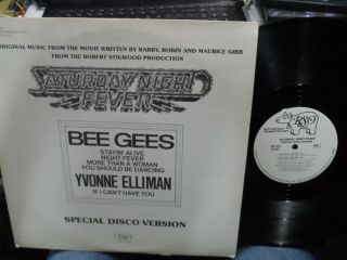Bee Gees - Saturday Night Fever Special Disco Version 12 " Promo Single Rare