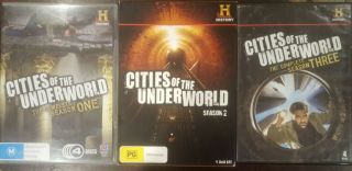 Cities Of The Underworld The Complete Season One,  Two & Three 1 2 3 Rare Dvd Set