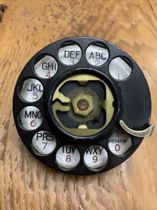 rare Western Electric 2HB telephone dial from early 1930s w/Alpha numeric ring 2