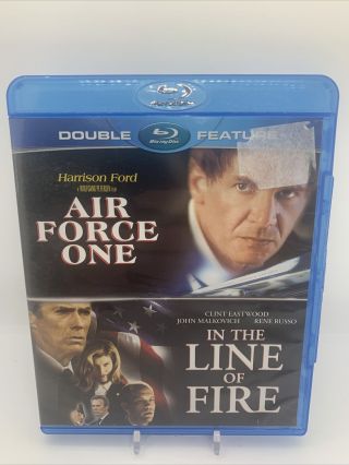 Air Force One / In The Line Of Fire - Set [blu - Ray] Rare Oop