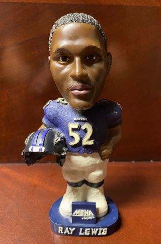 Vintage 1990’s Baltimore Ravens Ray Lewis Bobble Head Figure Rare