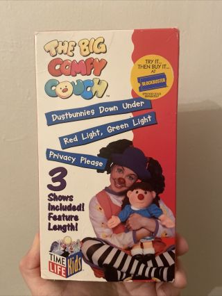 The Big Comfy Couch 1994 Blockbuster Promo Vhs Tape 3 Full Episodes Rare Htf