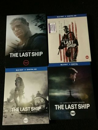 The Last Ship Season 1 - 4 Dvd / Blu Ray Tnt Tv Show Rare Oop