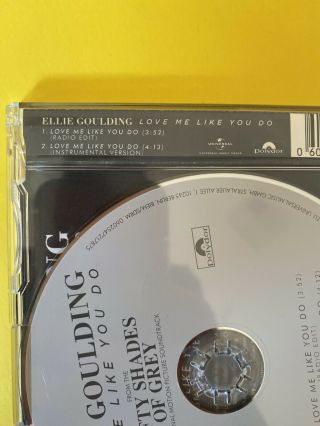 Ellie Goulding Love Me Like You Do German CD single rare 3