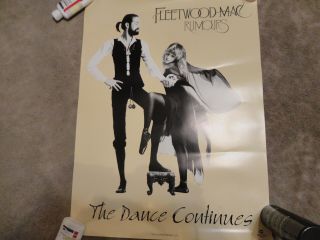 Fleetwood Mac Rumours (the Dance Continues) Very Rare Canada Only Promo Poster
