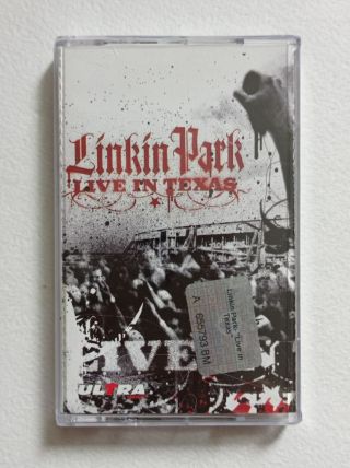 Linkin Park " Live In Texas " Rare Ukraine Cassette Tape Chester Bennington