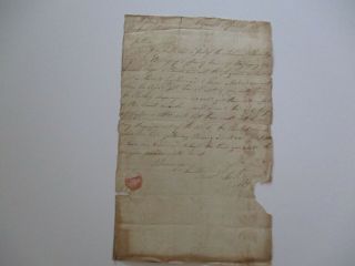 Antique Document Signed Letter Autograph 19th Century Merchant Coffee Rare Paper