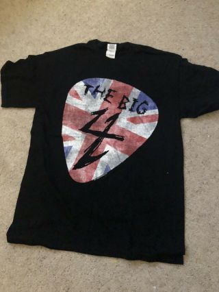Metallica Rare Vintage The Big 4 Tour Shirt Uk 2011 Slayer Megadeth Anthrax