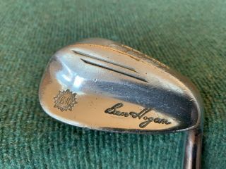 Rare 60’s Ben Hogan Golf Utility Wedge Right Handed Stiff Steel,  Leather Grip