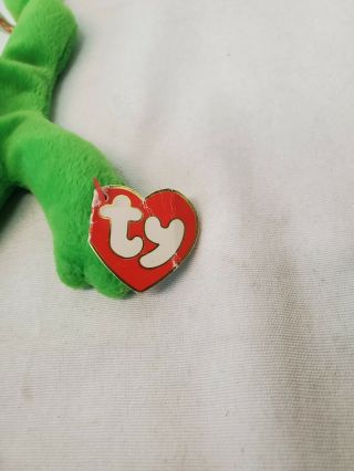 TY Beanie Babies Vintage Legs The Frog 3rd gen/1st tush tag 1993 RARE PVC 2