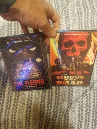 Circus Of The Dead,  The Sleeper Rare Htf Oop 80s Horror Dvd Indie Gore Blood