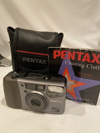 Rare Pentax Iqzoom 115m 35mm Point & Shoot Film Camera &