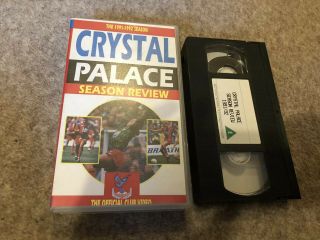 Crystal Palace 1991/92 Season Review Vhs Video Official 1992 Cpfc Rare Vgc