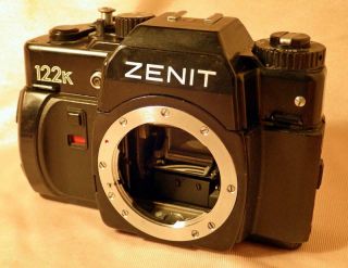 Zenit - 122k 35mm Film Slr Camera Body Pentax - K Lens Mount Rare Russia Kmz 1996
