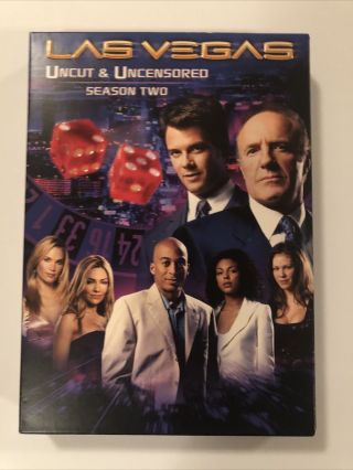 Las Vegas Second Season 2 Uncut & Uncensored (3 Dvd Set) Nbc Tv Show Rare Usa