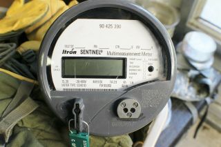 Rare Itron Sentinel Multi Measurement 3 Phase Meter Cl20 120 / 480v Type Ss4s1d