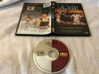 Big Night (2001) Dvd Rare Oop Tony Shalhoub