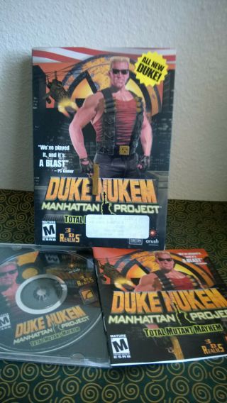 Duke Nukem Manhattan Project Pc Sm Box Very Rare Collector 
